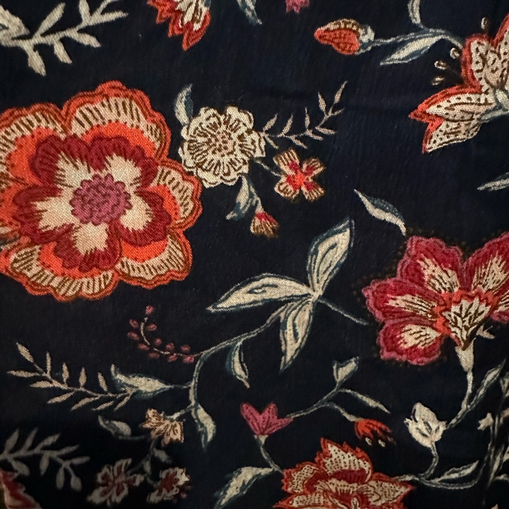 NWT Off Shoulder Navy Blouse
